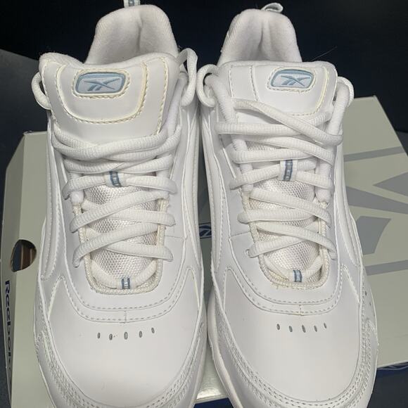 Reebok Women’s Walking Shoes Gratify Ultra Size 8.5 Wide White Leather Shoes - Picture 3 of 14